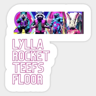 Lylla, Rocket, Teefs, Floor Sticker